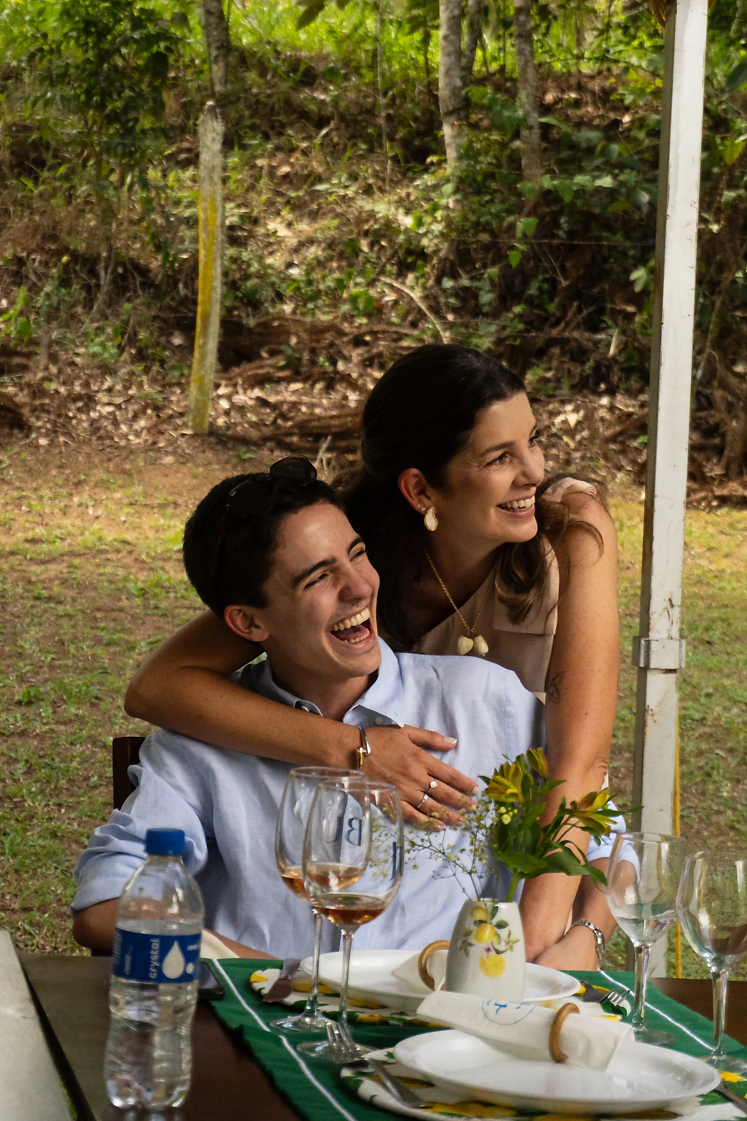 Espaço decorado para festa social